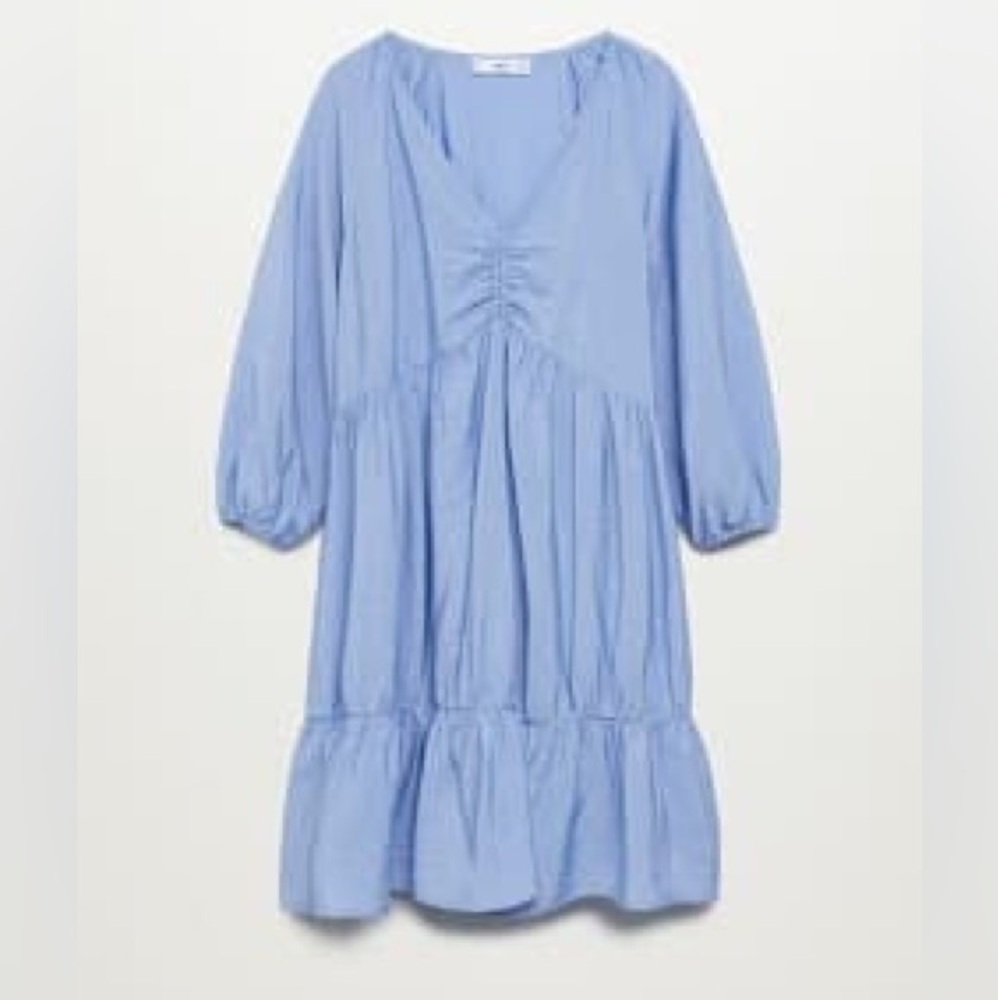 *SALE* Mango Blue Falcon Tiered Dress